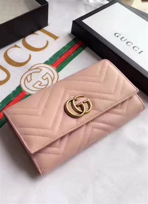 gucci gg marmont wallet pink|gucci marmont wallet dupe.